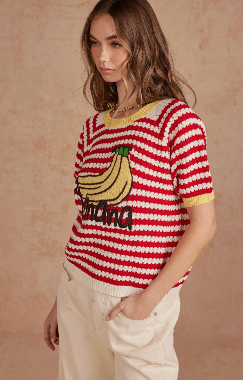 Monkey Business Sweater Top