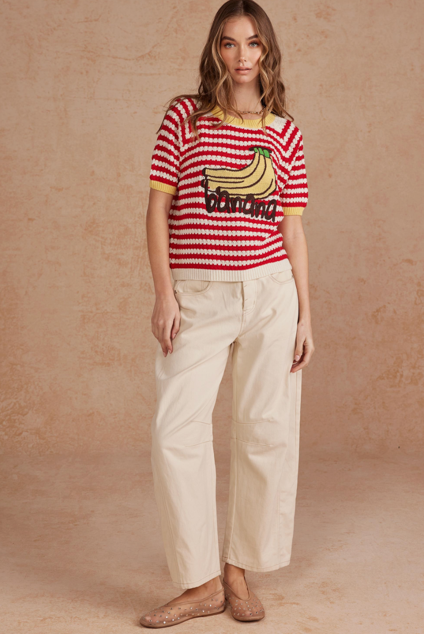 Monkey Business Sweater Top