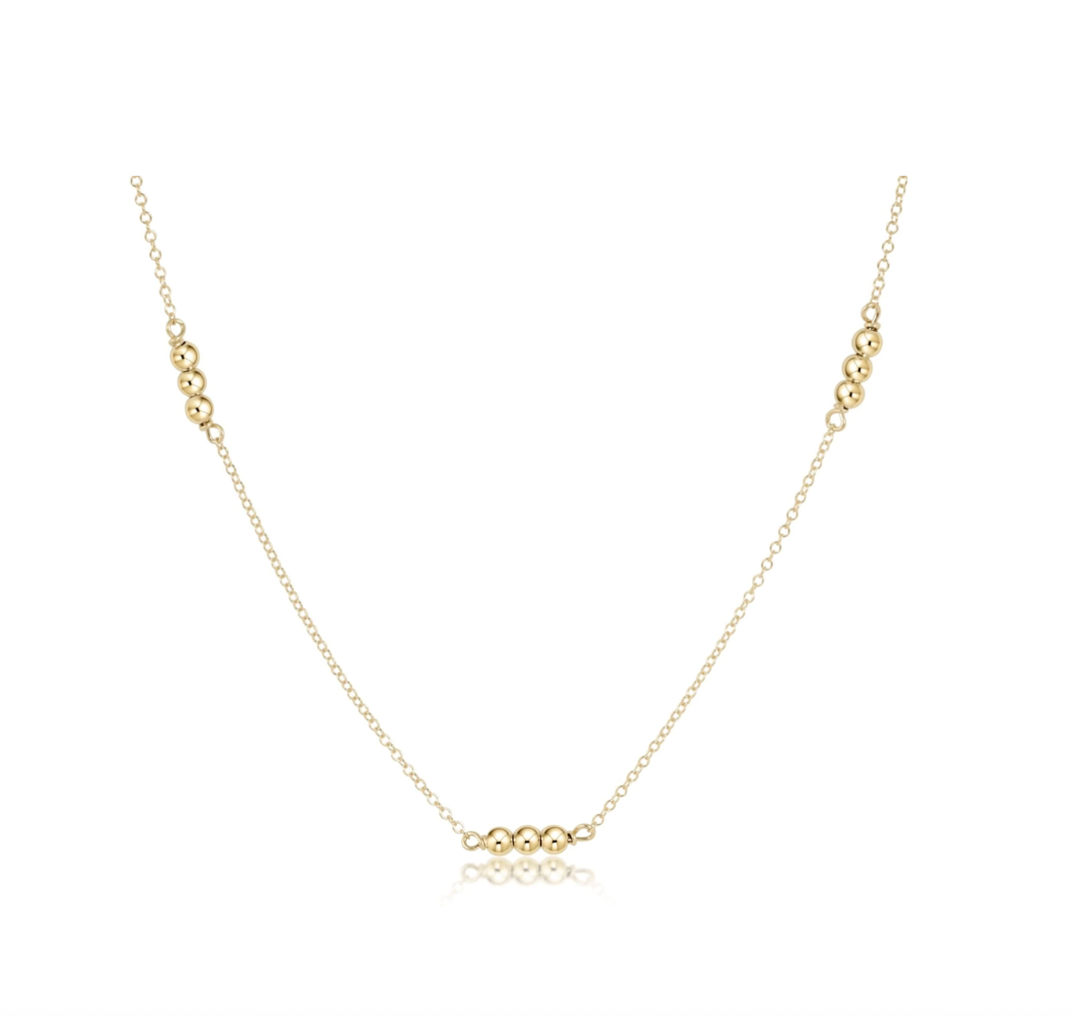 E Newton Choker Joy Simplicity Chain Gold - Gold 3mm