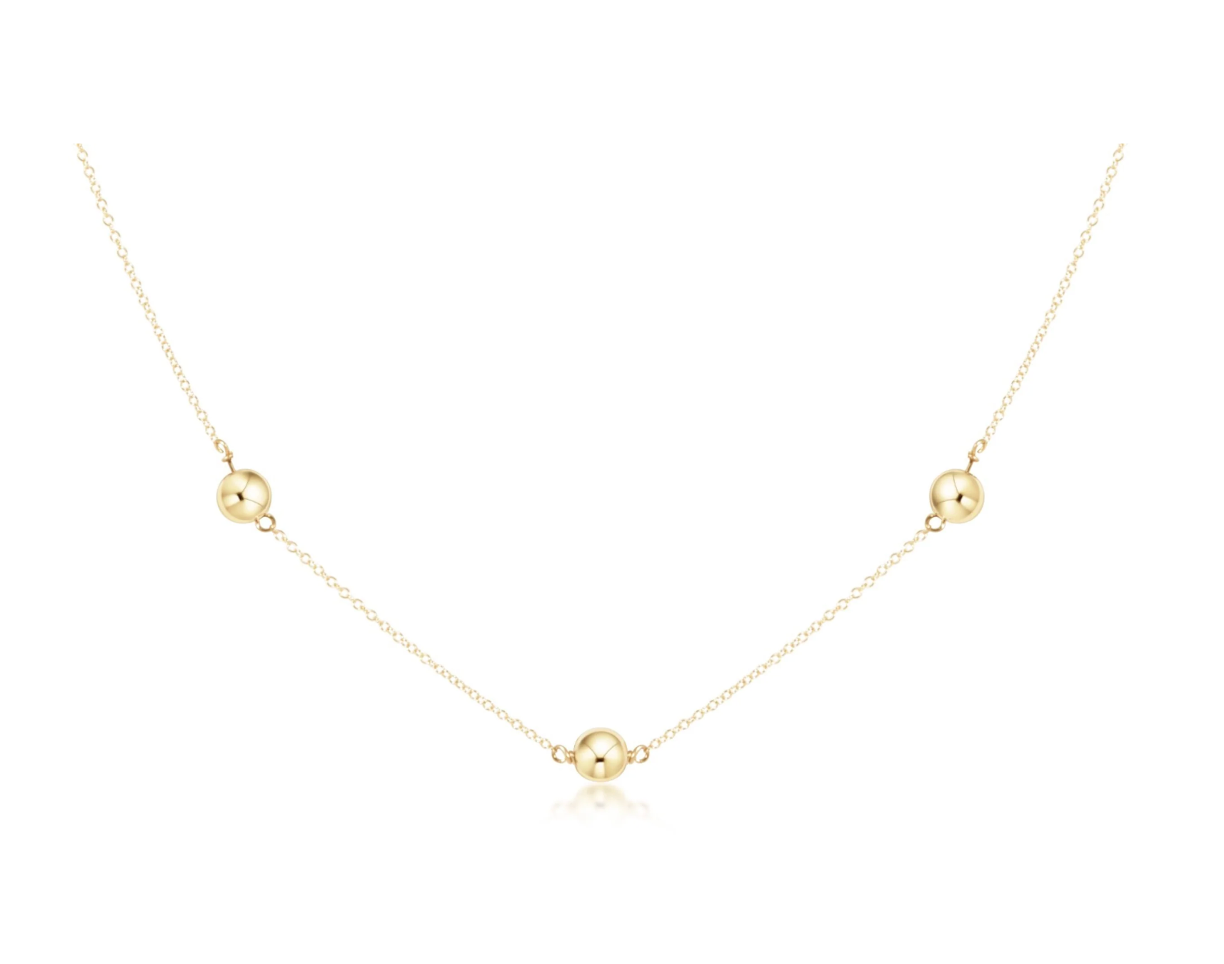 E Newton Choker Simplicity Chain Gold - Classic Gold 6mm