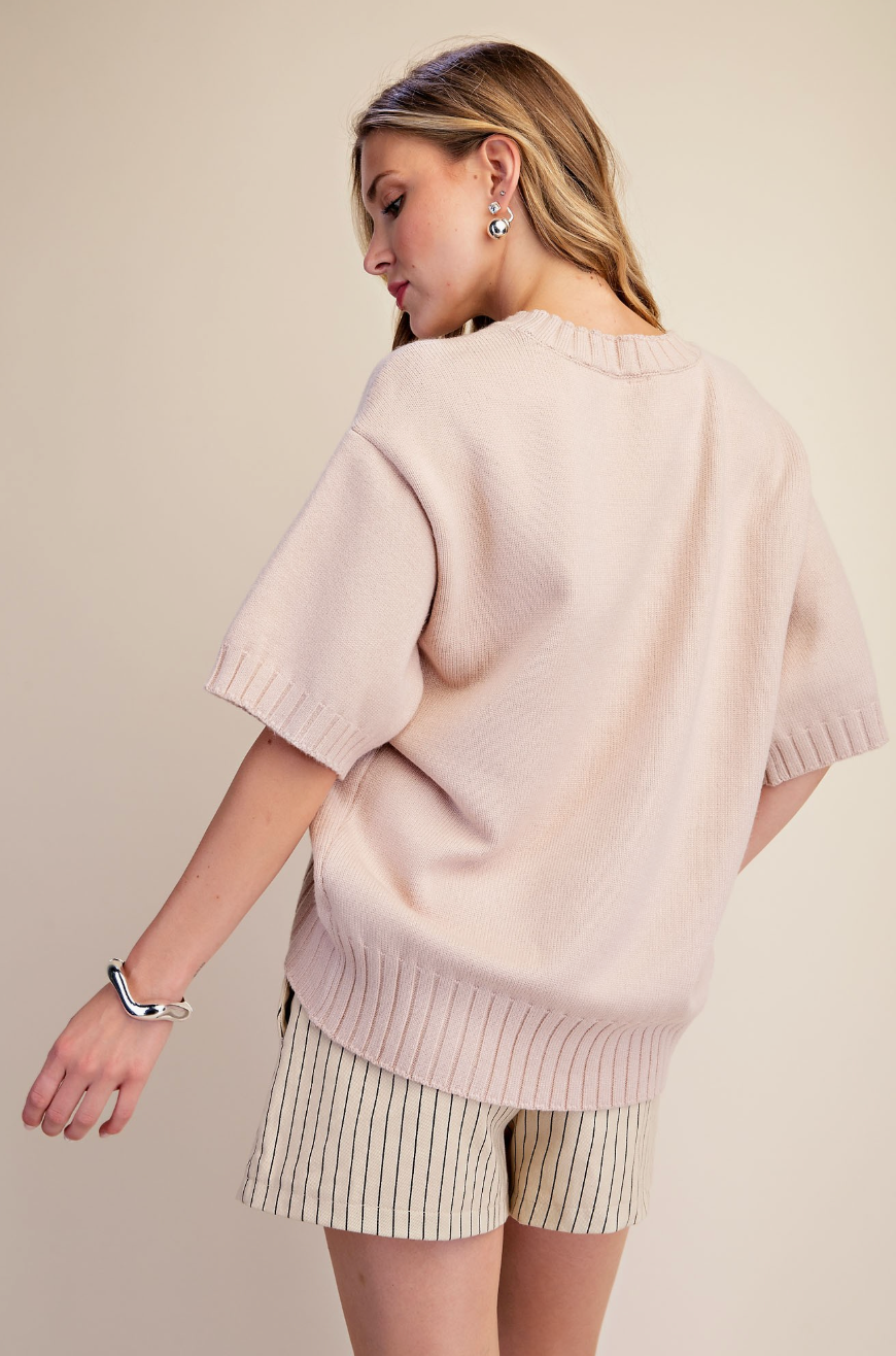 The Downtown Asymmetric Knit Sweater
