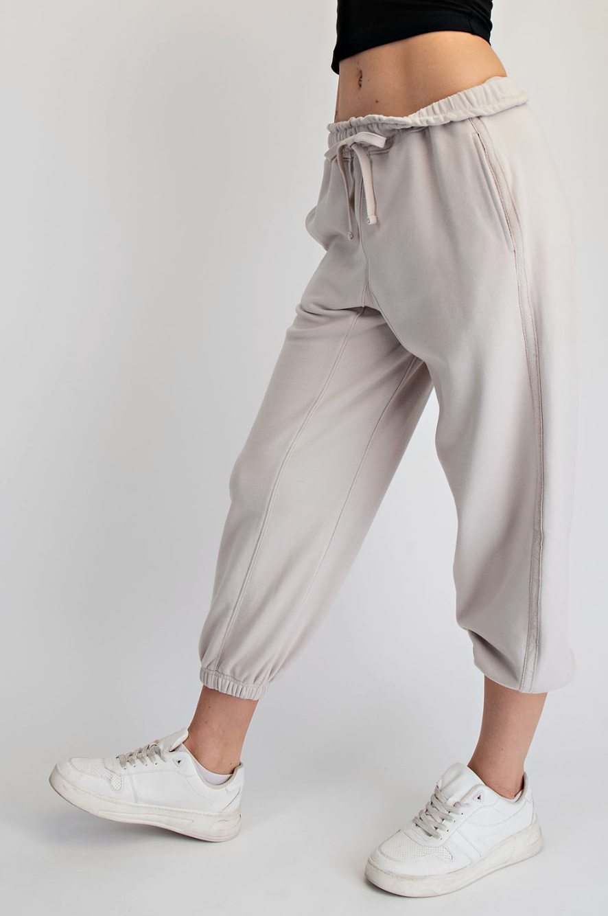 Parker French Terry Bubble Sleeve Top & Jogger Set