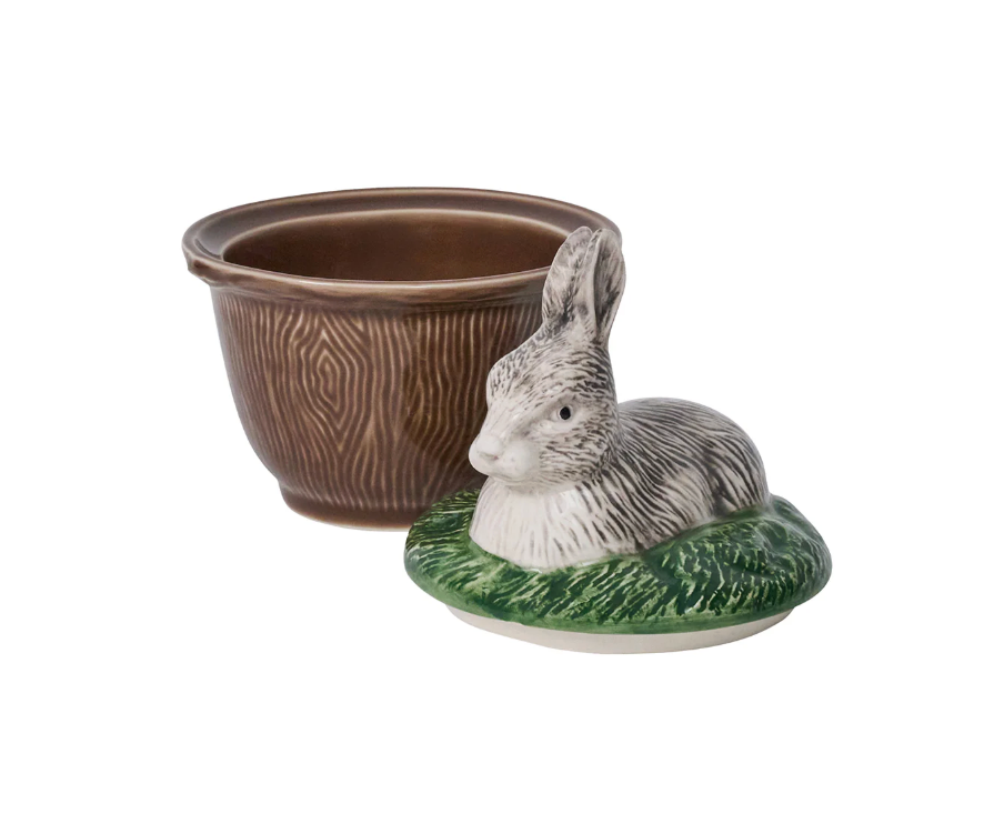 Forest Walk Rabbit Bowl w/ Lid