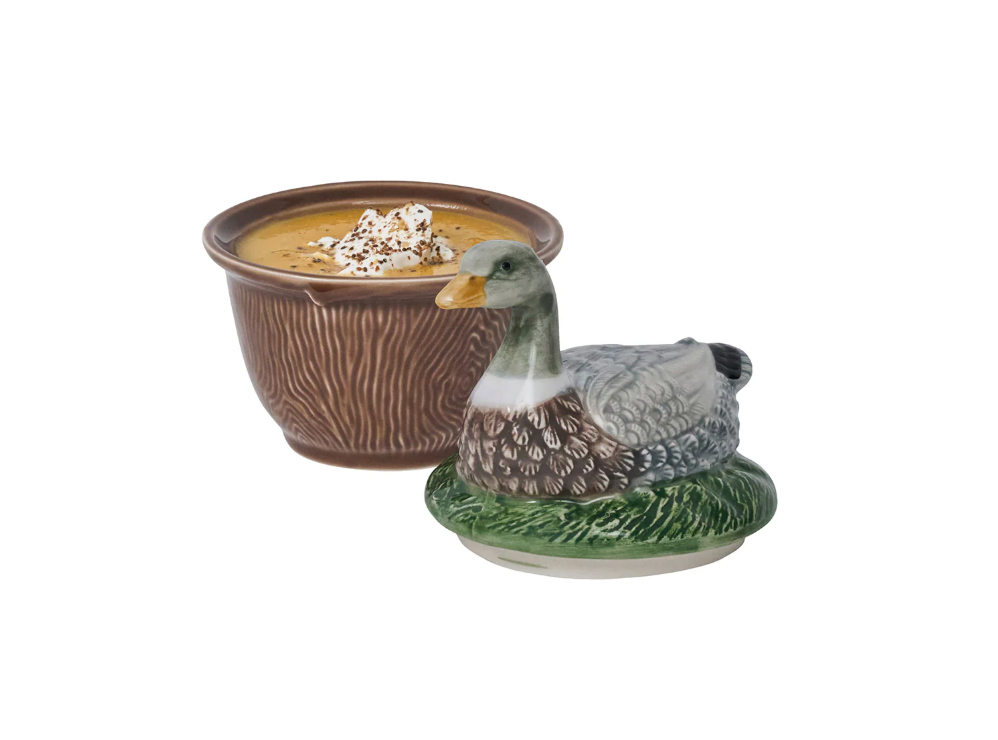 Forest Walk Duck Bowl w/ Lid