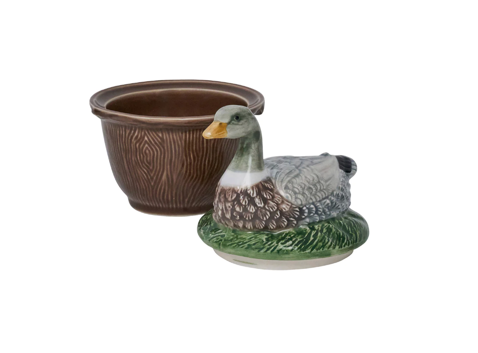Forest Walk Duck Bowl w/ Lid
