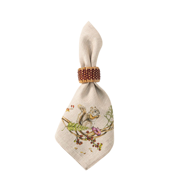 Forest Walk Animal Napkins - Set of 4