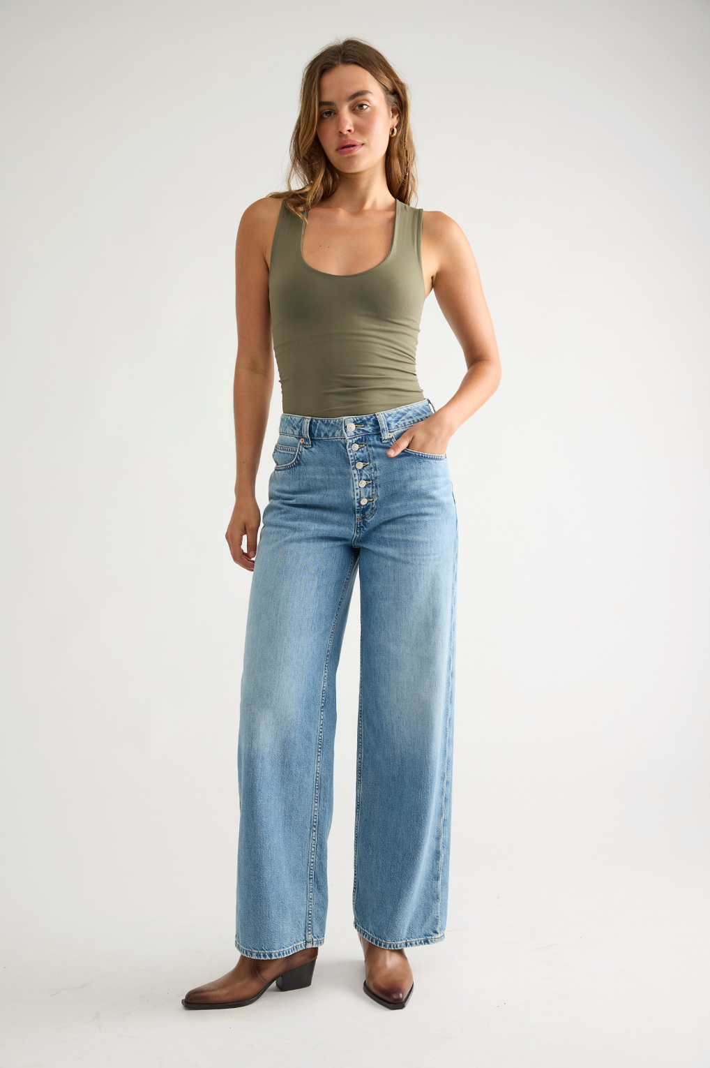 Free People Clean Lines Muscle Cami