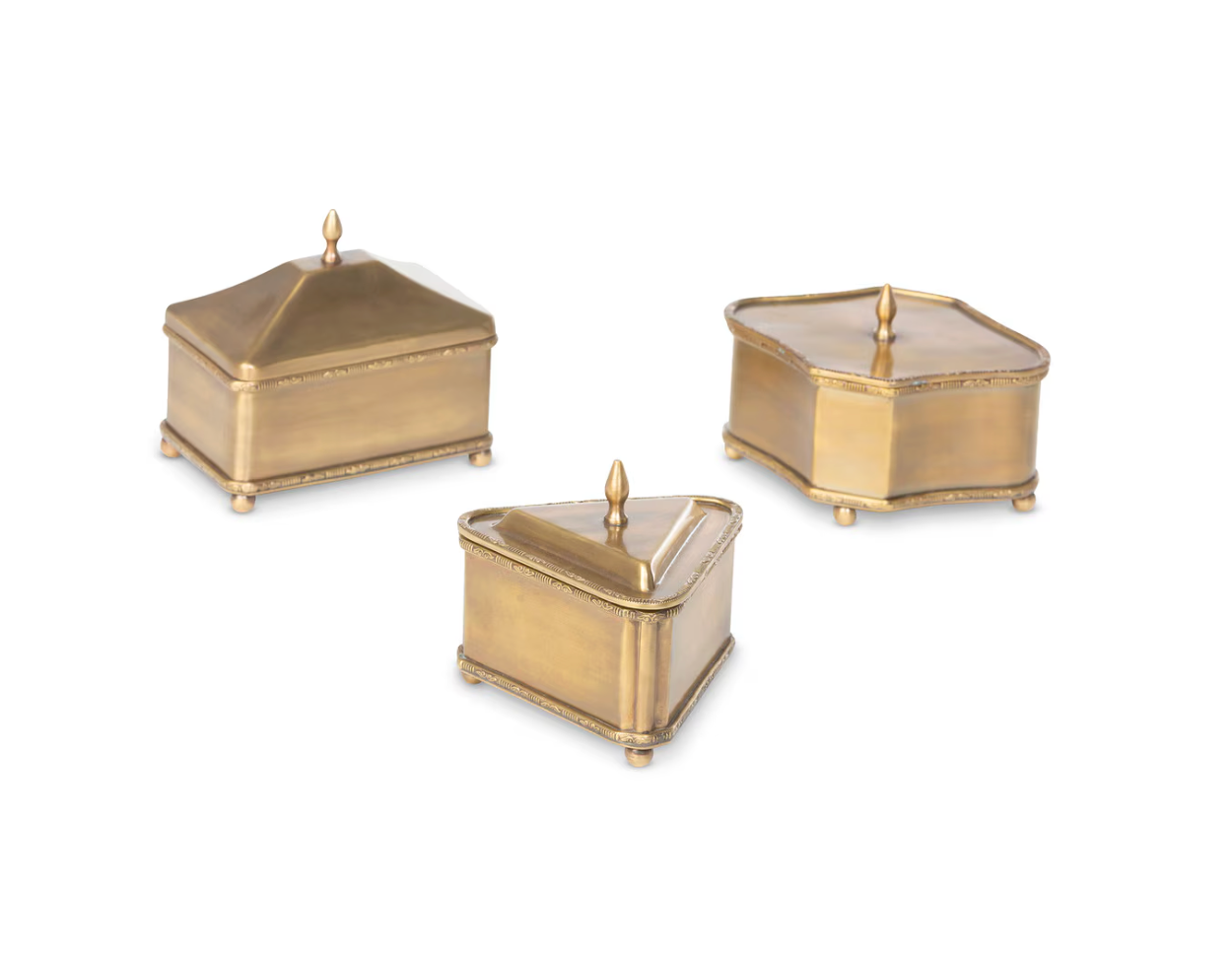 Brass Escritoire Boxes