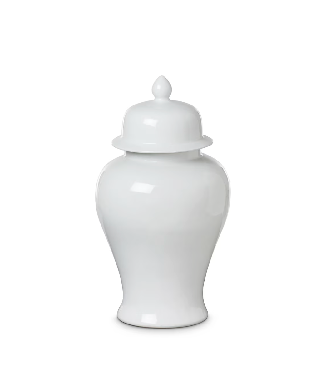 Imperial Ceramic Ginger Jar - Ivory