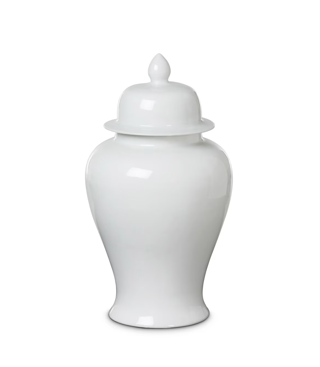 Imperial Ceramic Ginger Jar - Ivory