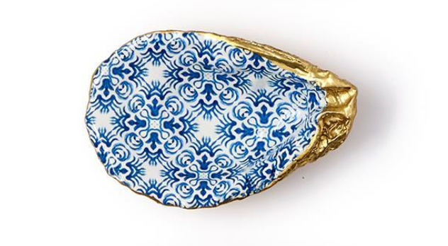 Painted Shell Trinket Dish
