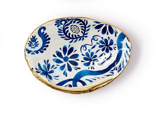 Painted Shell Trinket Dish