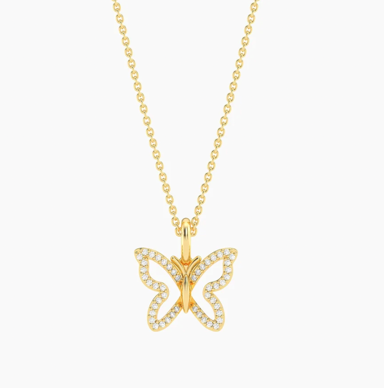 Ella Stein Open Wings Pendant Necklace