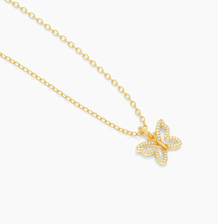 Ella Stein Open Wings Pendant Necklace