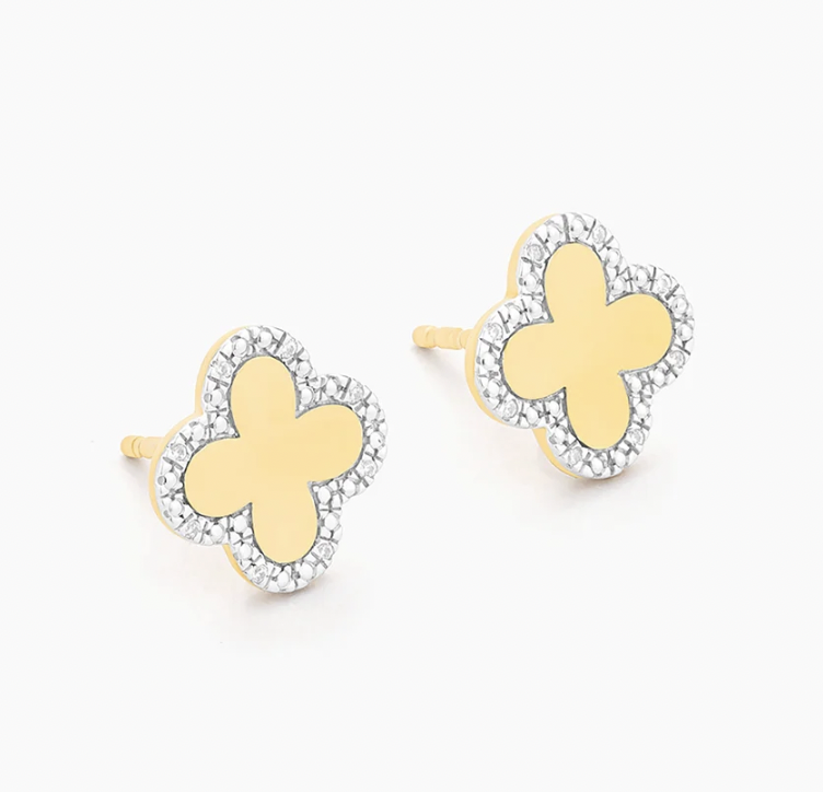 Ella Stein Classic Bloom Clover Studs