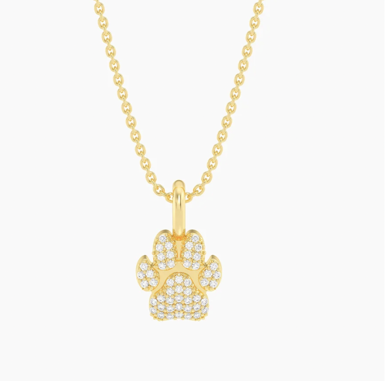 Ella Stein Pet Mom Paw Necklace