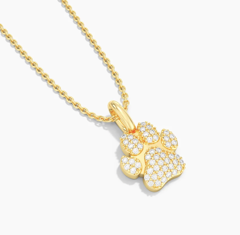 Ella Stein Pet Mom Paw Necklace