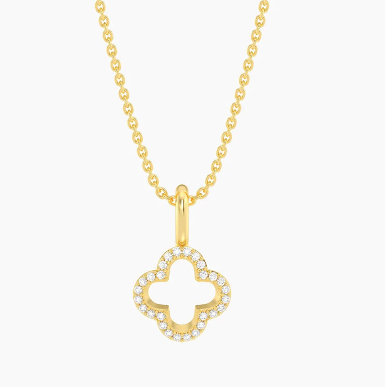 Ella Stein Lucky Clover Necklace