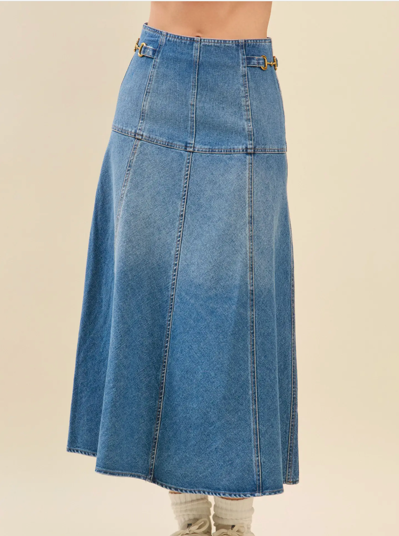 Derby Denim Skirt