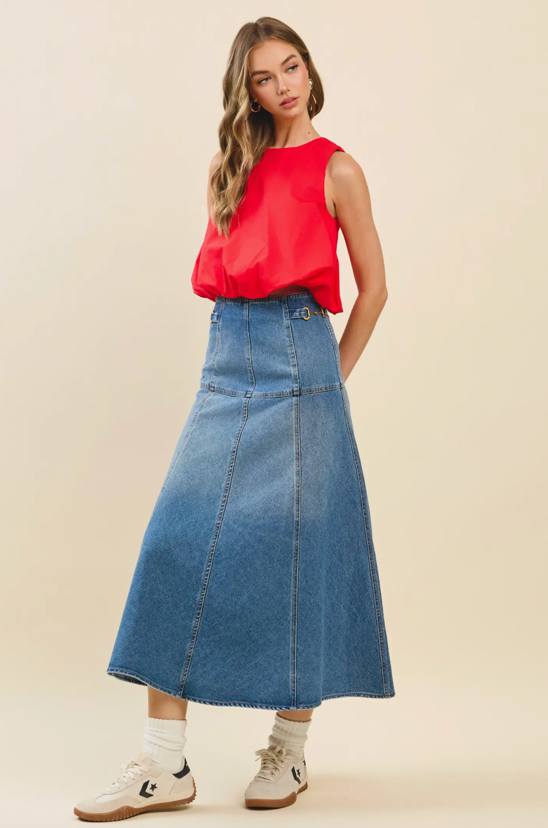 Derby Denim Skirt