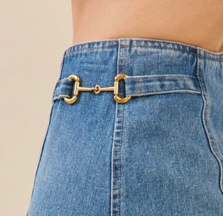 Derby Denim Skirt