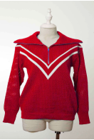 All-Star Quarter Zip Knit Sweater