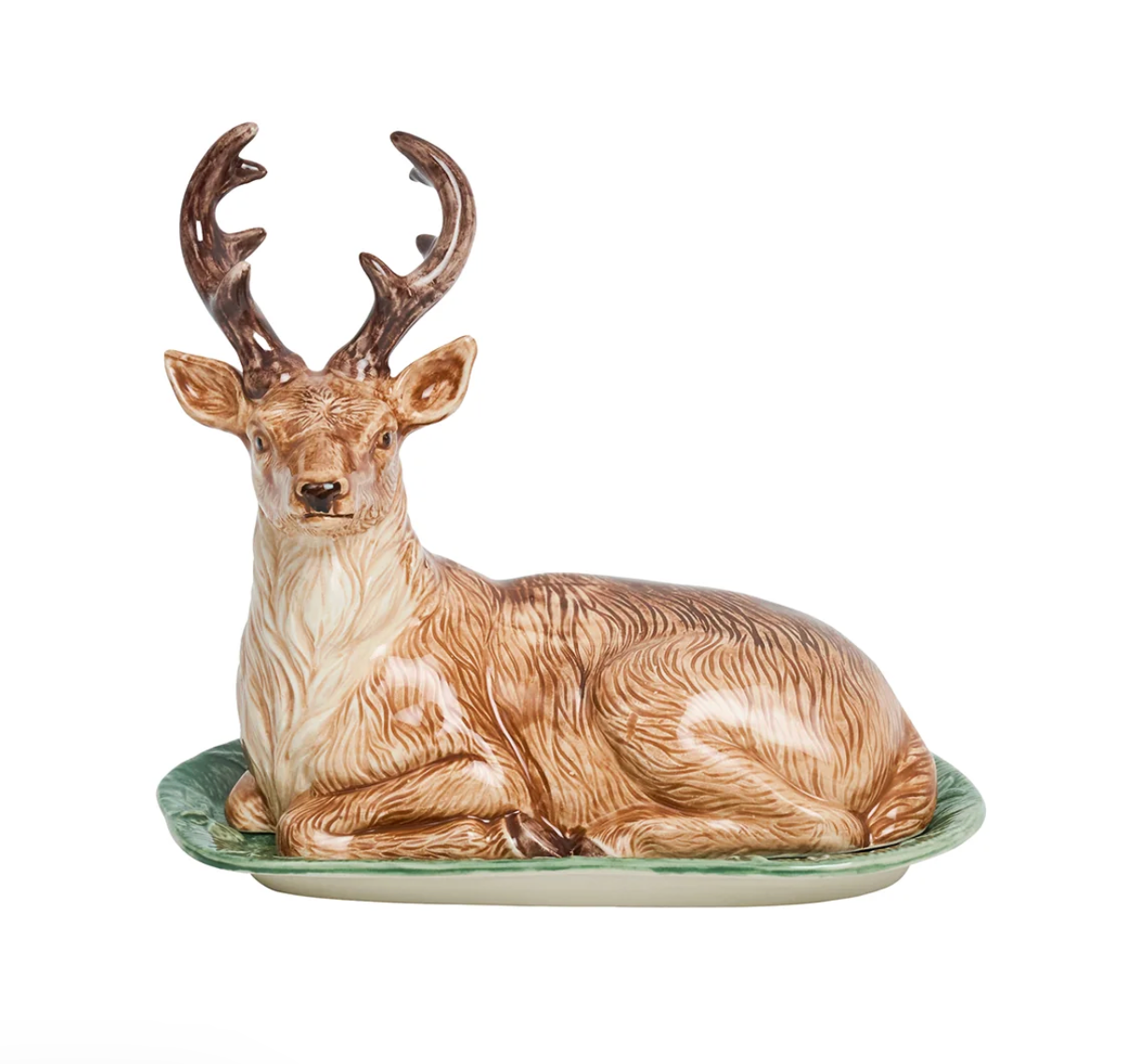 Forest Walk Stag Butter Dish