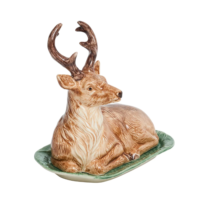 Forest Walk Stag Butter Dish