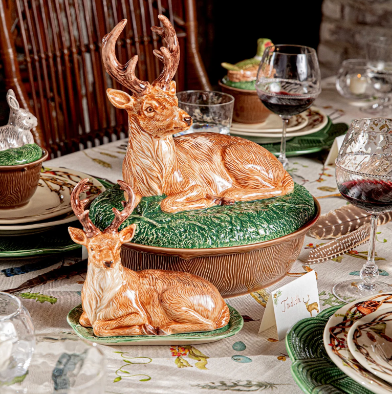 Forest Walk Stag Butter Dish