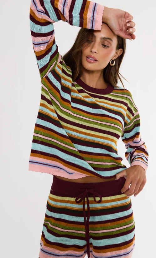 Balboa Short Paradise Stripe