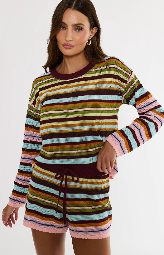 Balboa Short Paradise Stripe