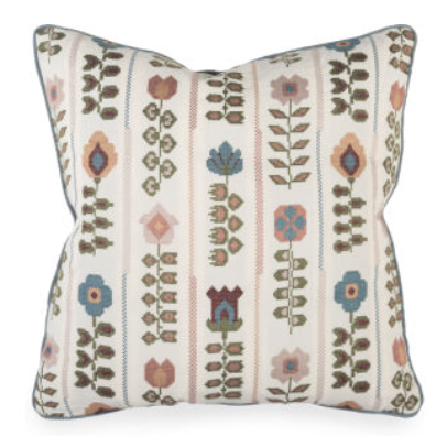 Lorraine Rose Feather Down Pillow