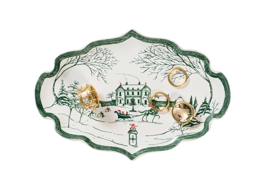 Country Estate Winter Frolic 7" Tray