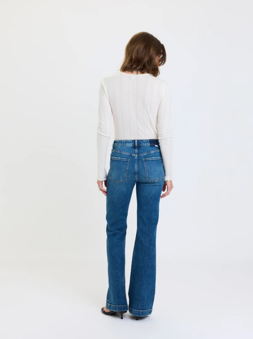 Daze Heartbreaker Mid Rise Flare - Dusk