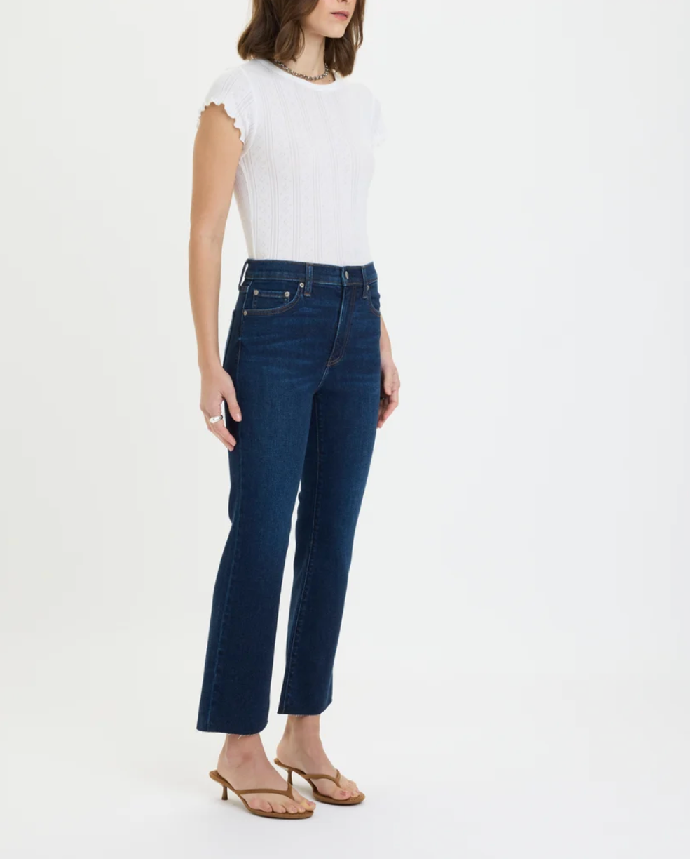 Daze Shy Girl High Rise Crop Flare - Serene