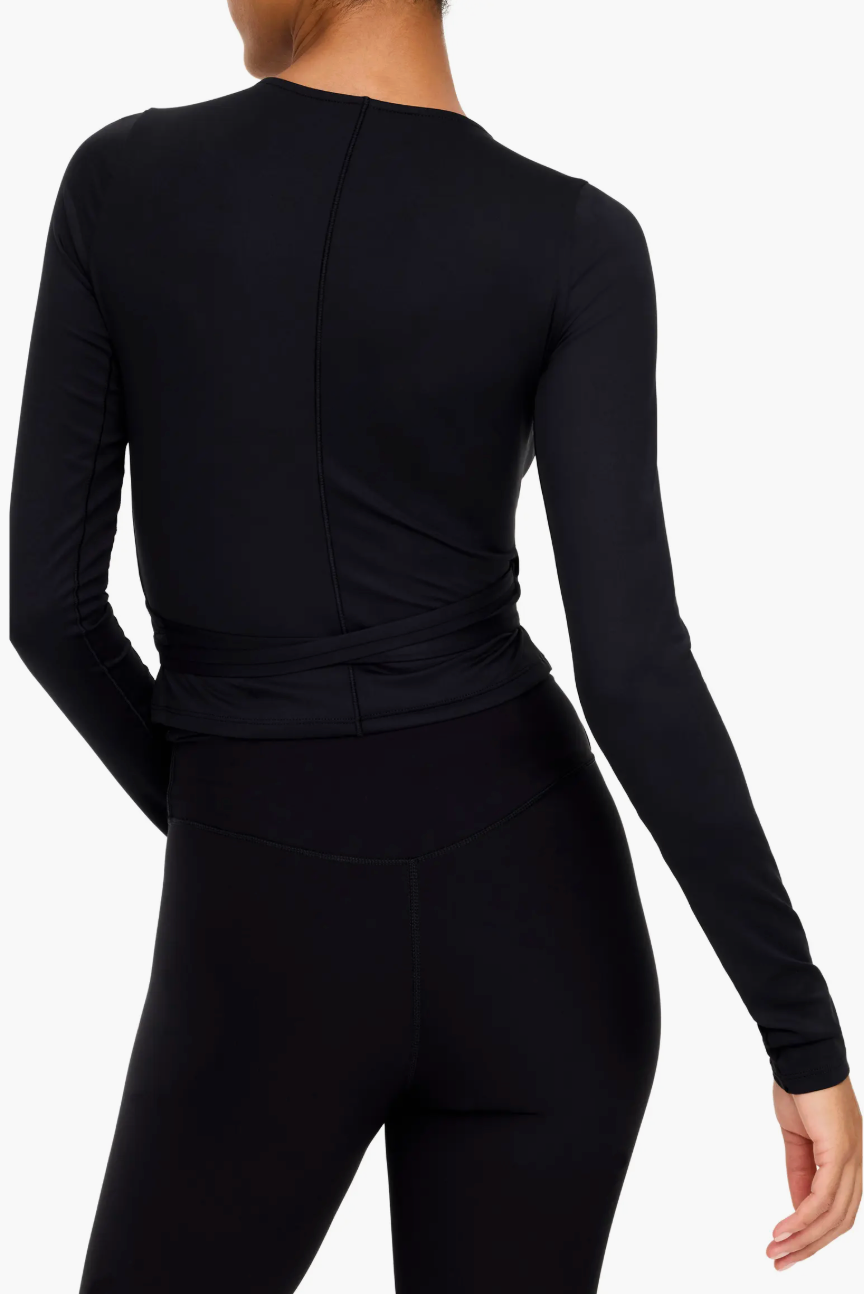 SPANX Ballet Wrap - Very Black