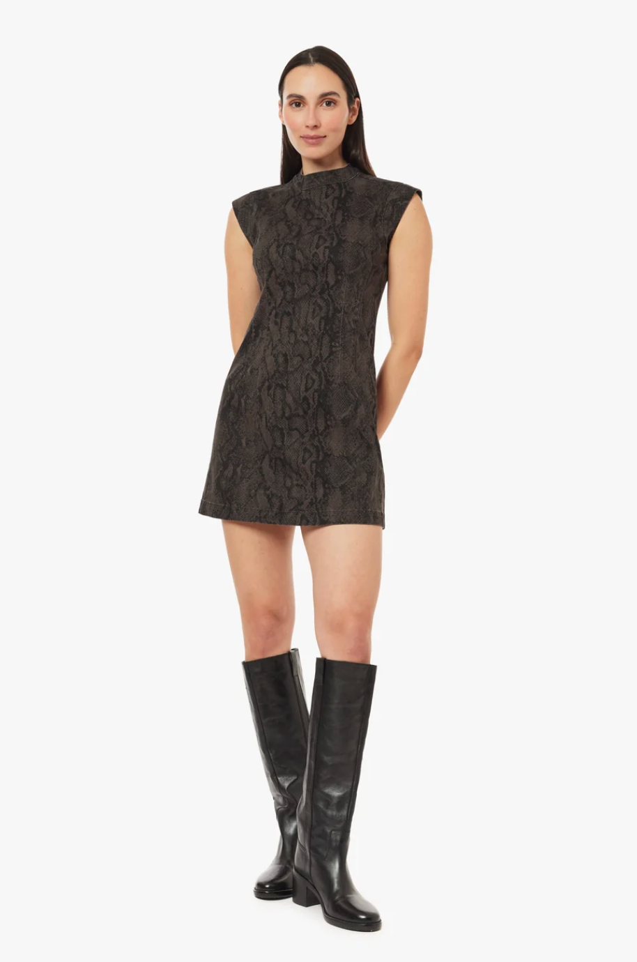 Habitual Structured Mini Dress