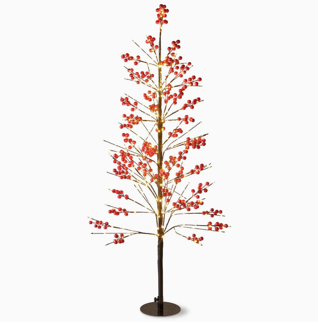 Red Berry LED Tree
