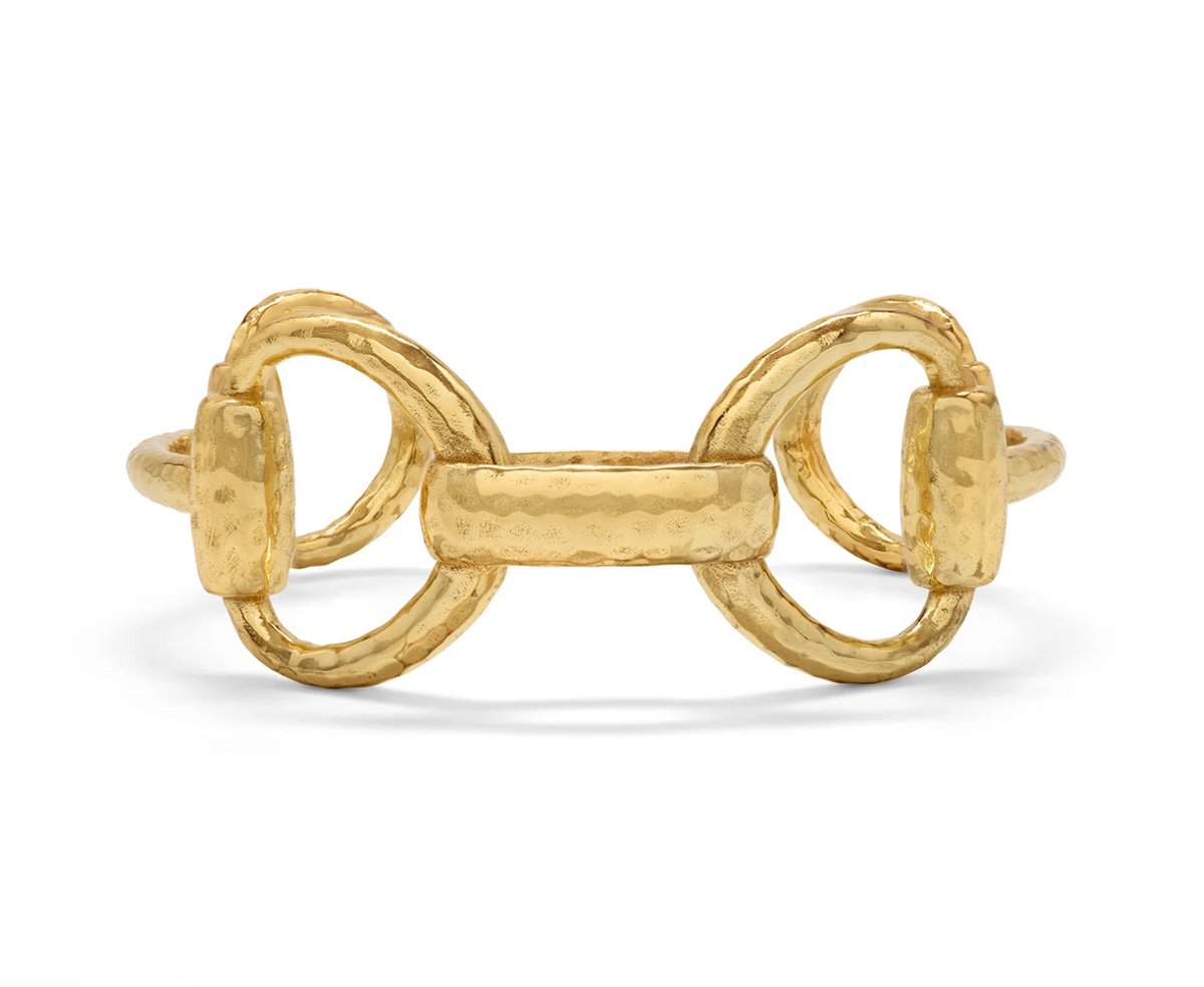Equestrian Snaffle Bit Gold Cuff