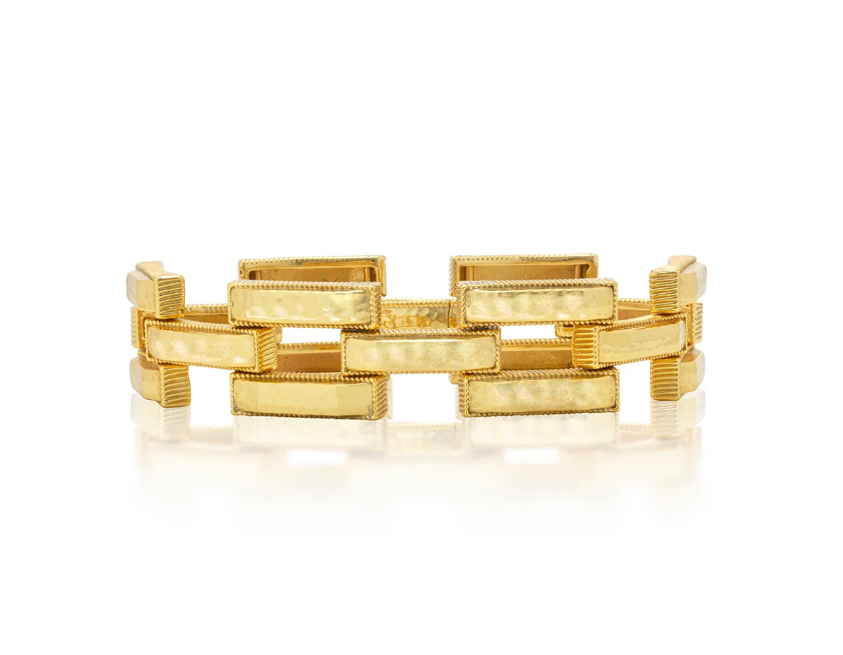 Pathway Link Bracelet, 7.5" - Gold