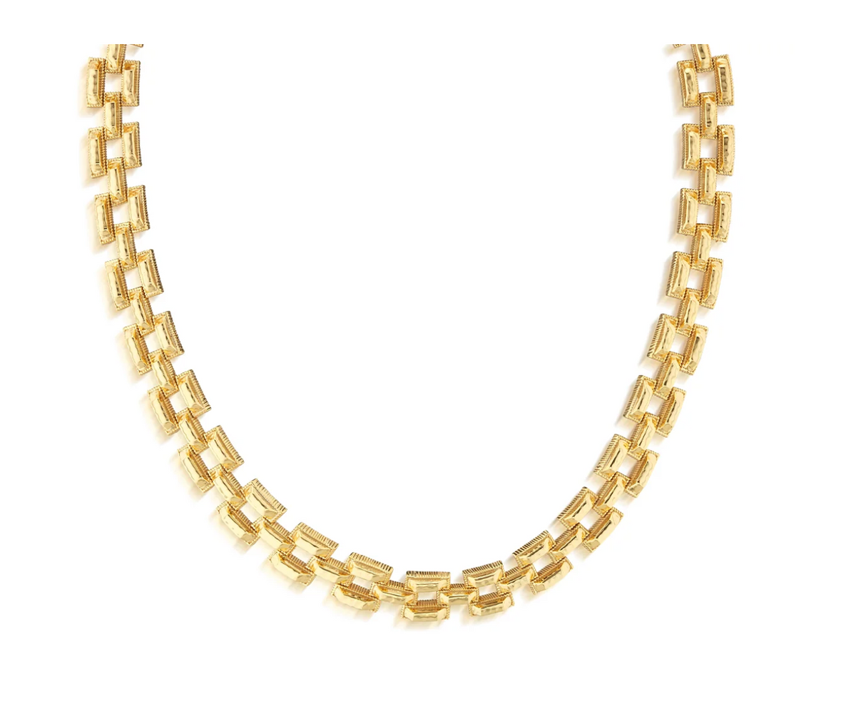 Pathway Petite Link Necklace, 17"