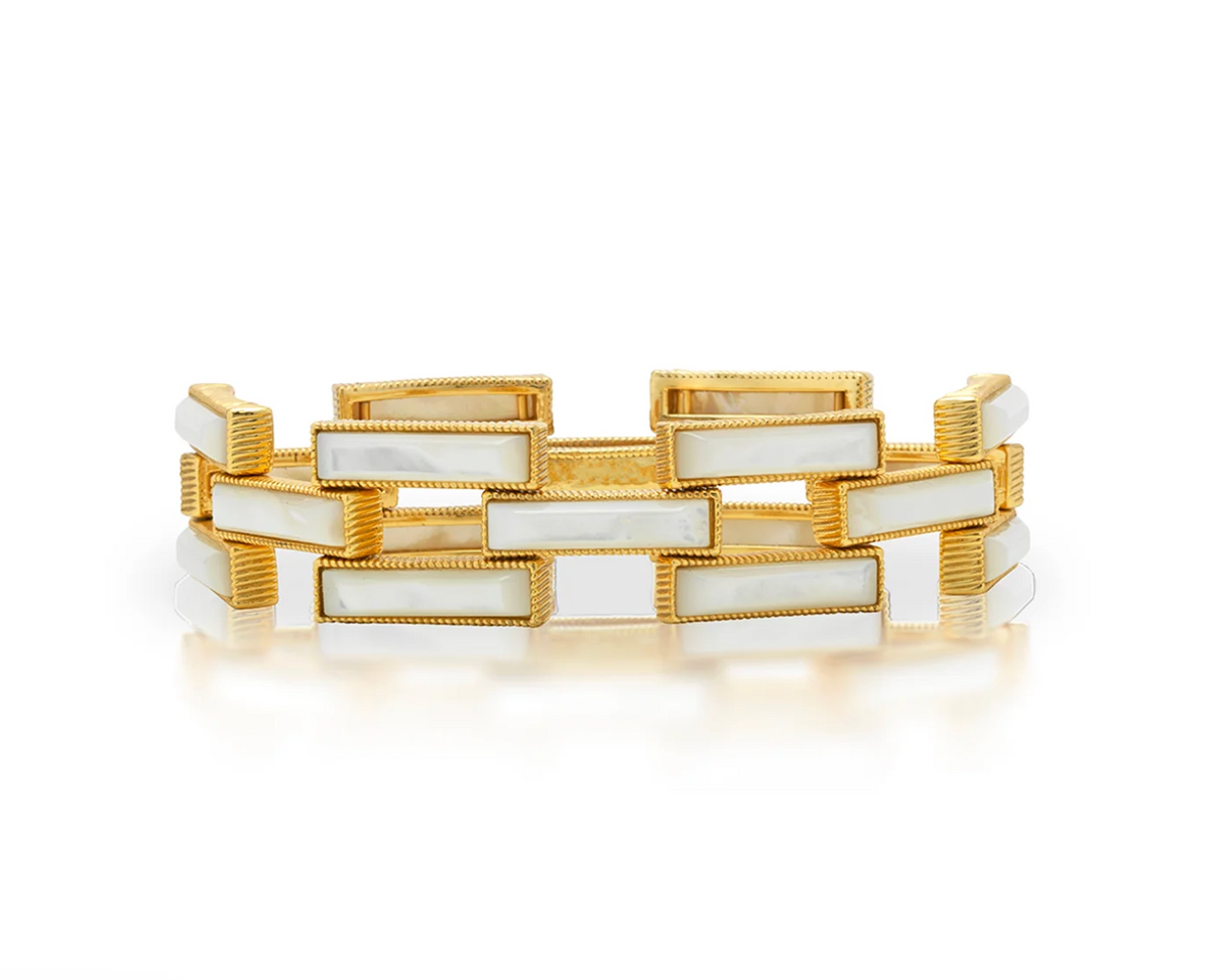 Pathway Link Bracelet, 7.5" - Mother of Pearl