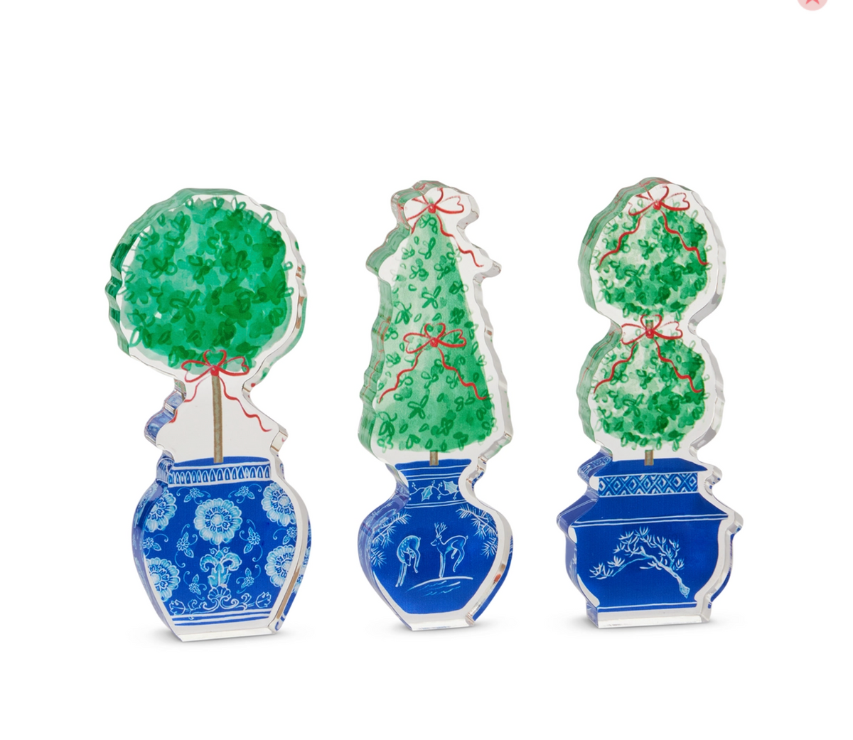 Holiday Topiary Acrylic Cut Out