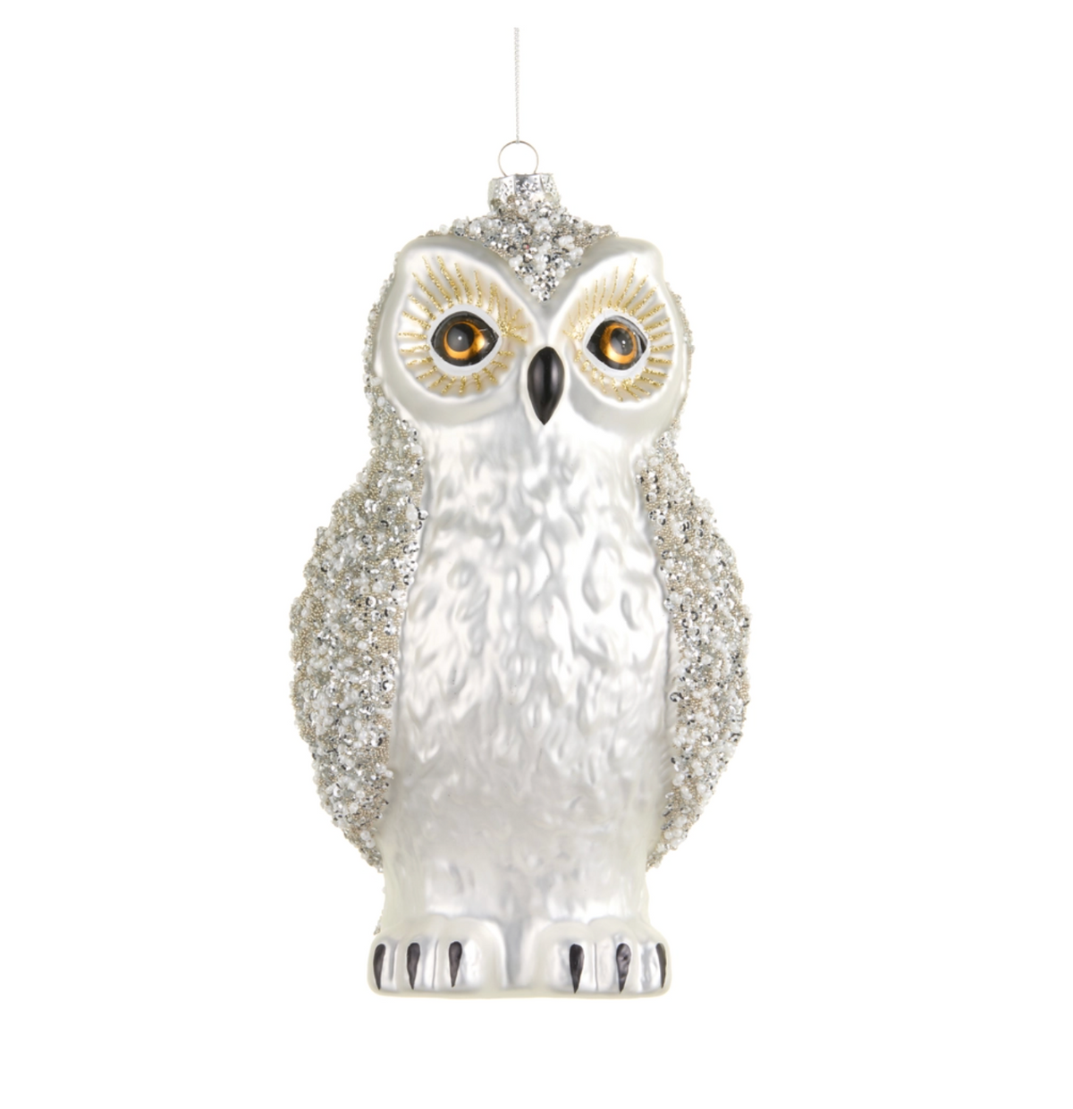 Snowy Winter Owl Ornament