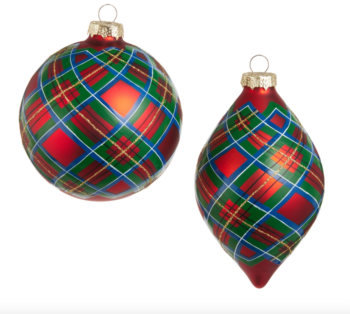 Plaid Ornament