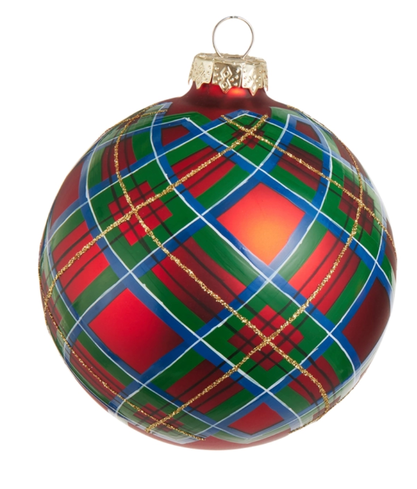 Plaid Ornament