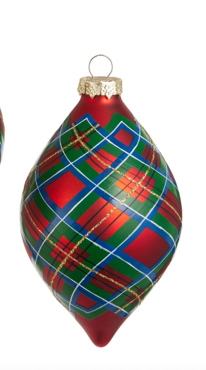 Plaid Ornament