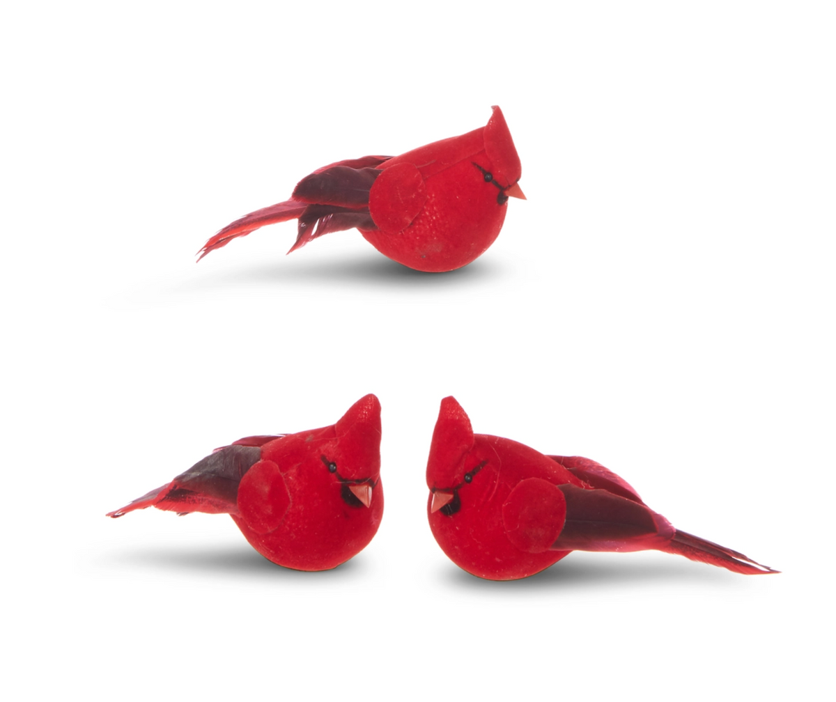 4.5" Clip-On Cardinal Ornament