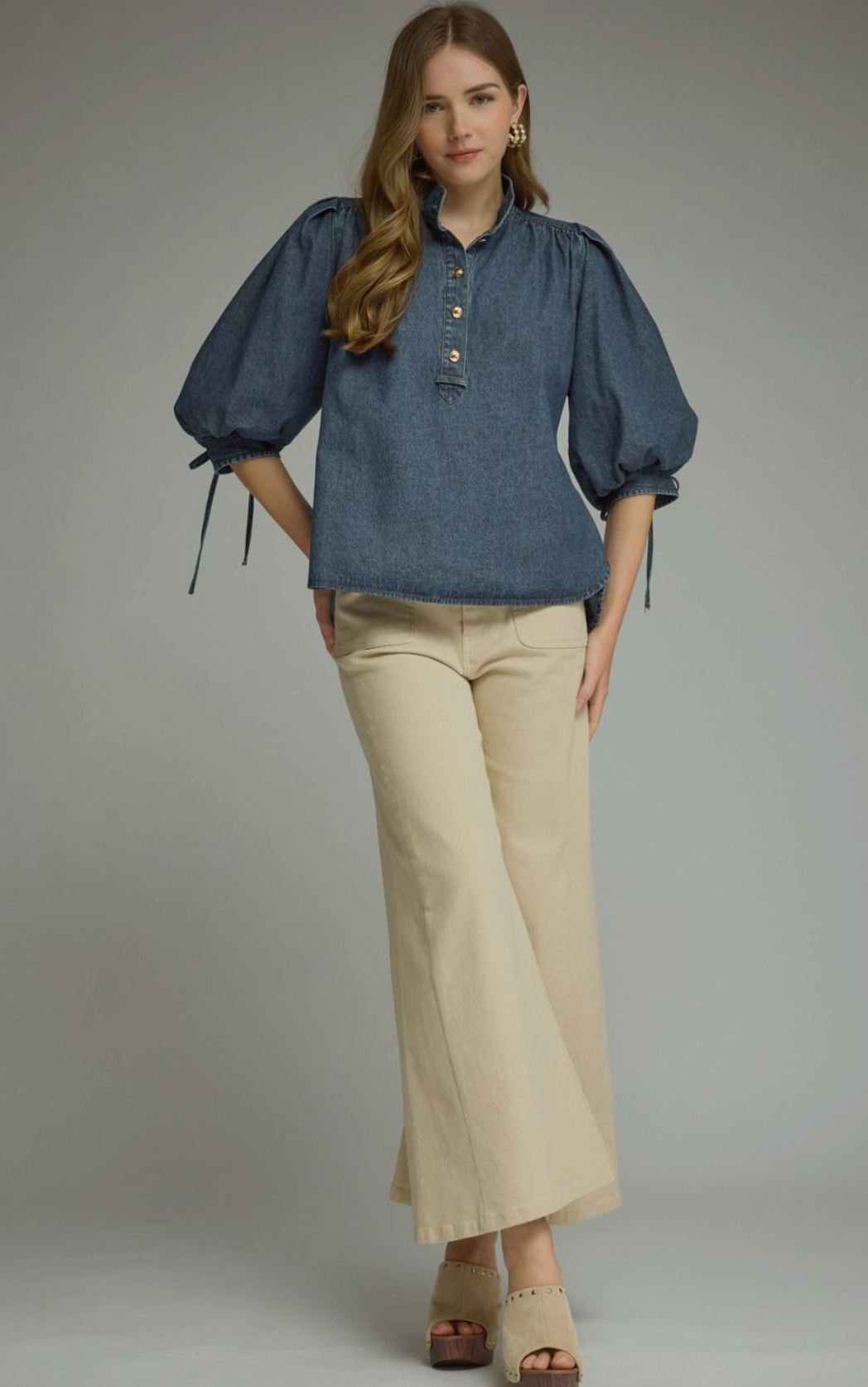 Blue Ridge Social Denim Top