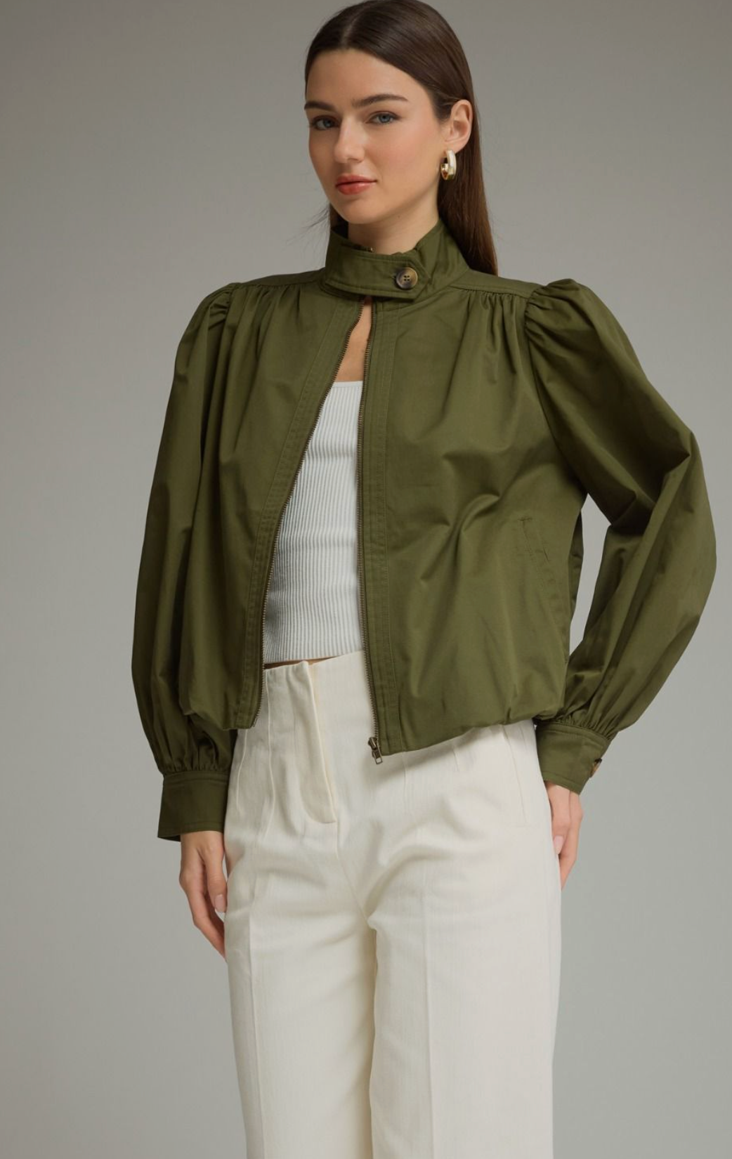Off Duty Olive Jacket